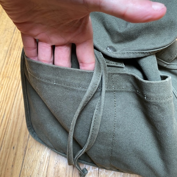 Baggu Green Canvas backpack - Picture 6 of 15